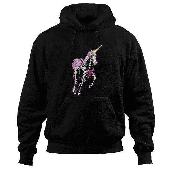 Unicorn Pet Sugar Skull Unicorn Day Of The Death Hoodies