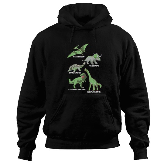 Dinosaur Pet Species Trex Cool Dinos Hoodies