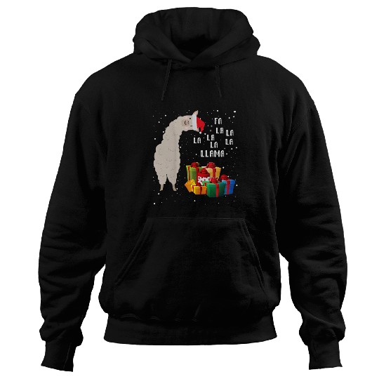 Llama Pet Women Men Kids Fa La La Llama  Llama Christmas Hoodies