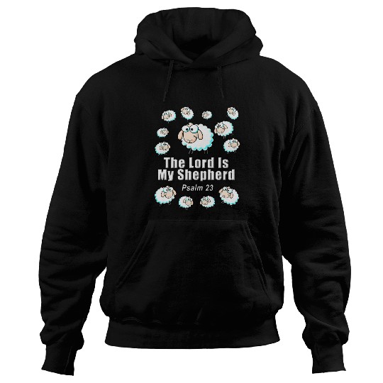 Sheep Pet Psalm 3 The Lord Is My Shepherd Cartoon Hoodies