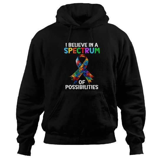 Autism Puzzle Spectrum of Possibilities Hoodies