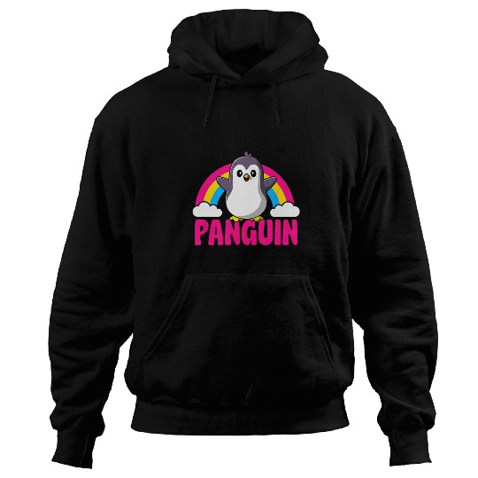Penguin Pet Panguin Panseuxual Pride Penguin Love Rainbow Kawaii Cute 7 Hoodies