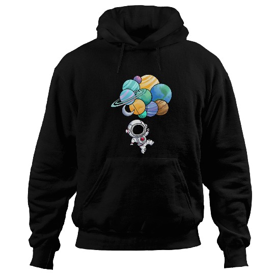 Astronaut Job Space Spaceman Moon Mars Planets 1 Hoodies