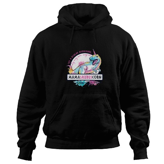 Unicorn Pet Womens Mamasauruscorn Funny Mom a Saurus Unicorn Mamasaurus Hoodies