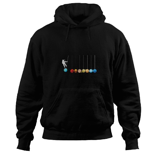 Astronaut Job Planets Spaceman Funny Space Dwarf Solar System Hoodies