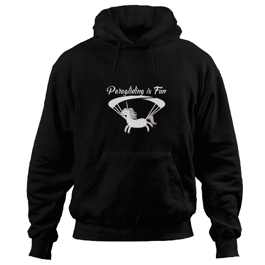 Unicorn Pet Paragliding is Fun Paraglider Hoodies