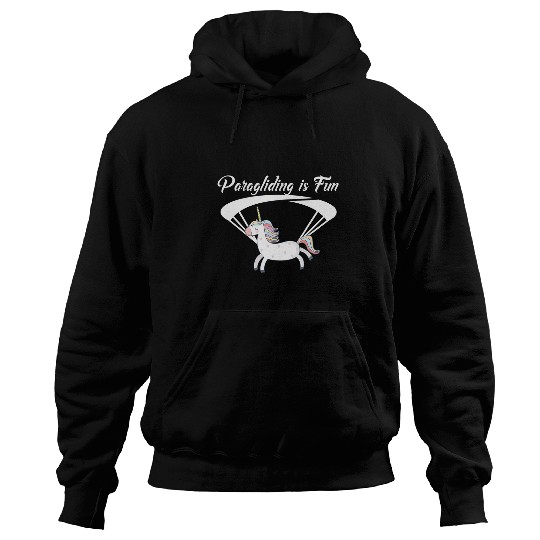 Unicorn Pet Paragliding is Fun Paraglider Hoodies