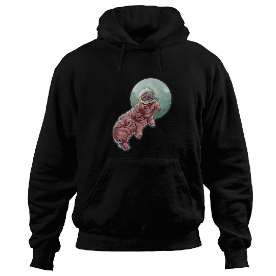 Astronaut Job Teacher Job Astronaut Tardigrade Water Bear in Space Microbiologists Hoodies