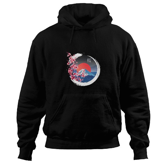 Japanese Sakura Garden Geisha Mount Fuji Cherry Blossom 28 Hoodies