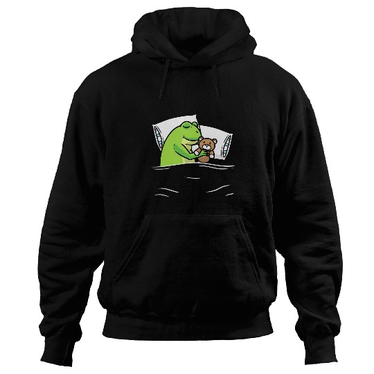 Frog Pet Official Sleeping Toad Pajama Herpetologist Hoodies