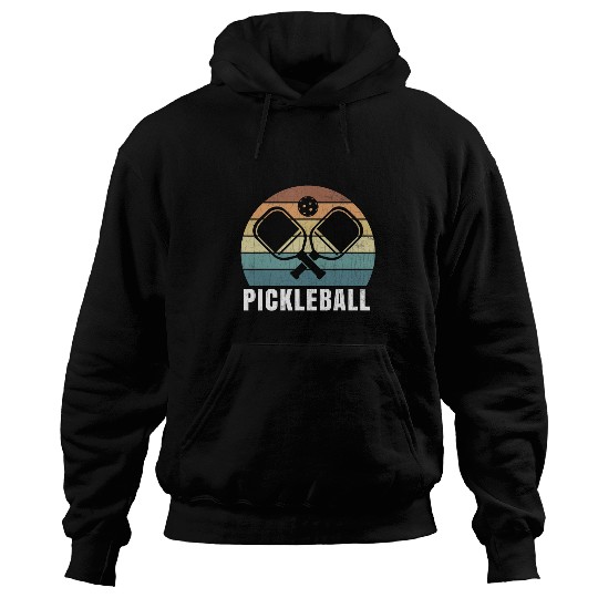 Sport Pickleball Pink Pickleball Funny Player Paddle Lover Graphic Hoodies