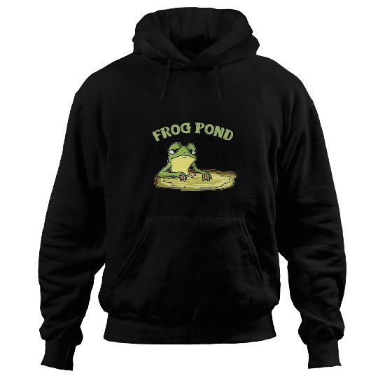 Frog Pet Pond Hoodies