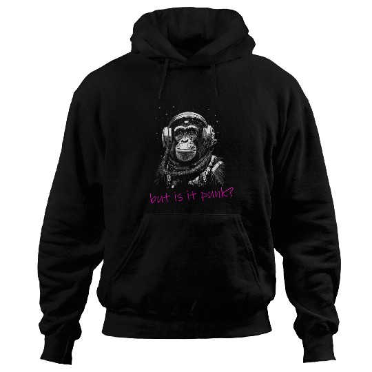 Astronaut Job PUNK ASTRONAUT MONKEY SPACE EXPLORATION Hoodies
