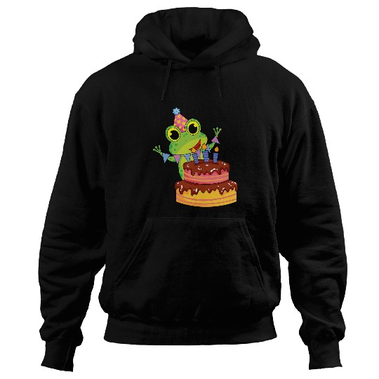 Frog Pet Party Frog Birthday Party Happy Birthday Frog Birthday Hoodies