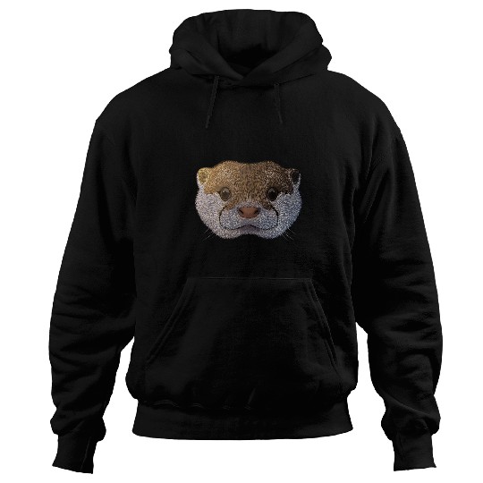 Otter Pet Otters Face Sea Otter Lutrinae Mammal Animal Kids Boys Hoodies