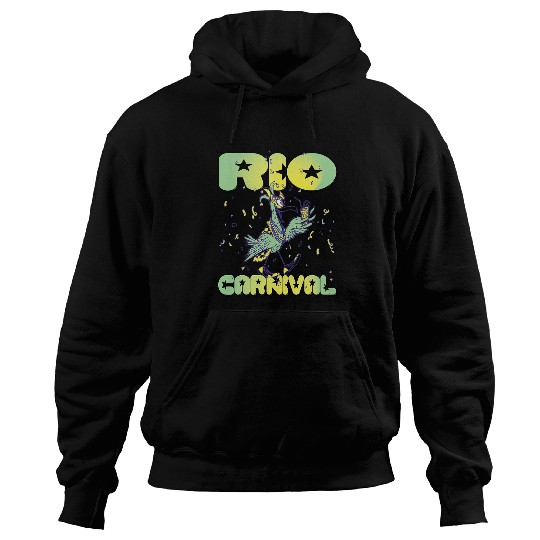 Flamingo Pet carnivals Flamingo Rio de Janeiro Brazil Souvenir Mardi Gras Hoodies