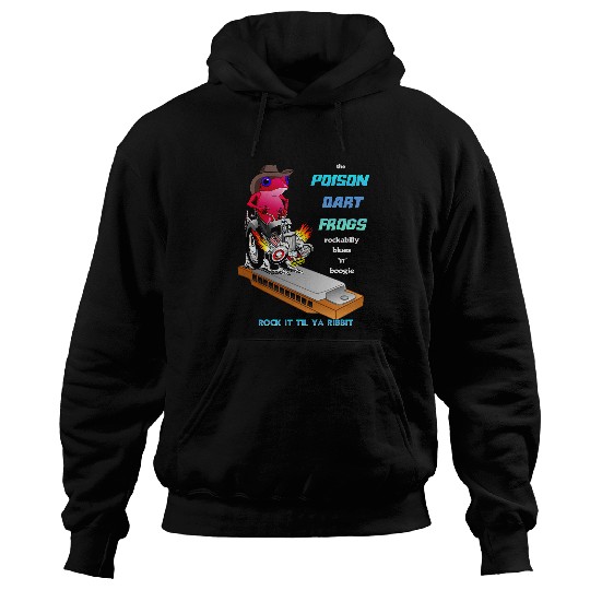 Frog Pet Poison Dart Frog Band Rockabilly Boogie Blues Costa Rica 05 Hoodies
