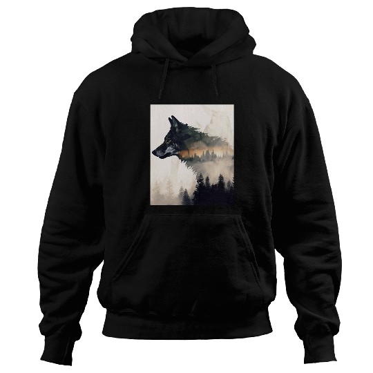 Coyote Mammal Wilderness Serenade Forest and wolfs Beautiful Hoodies