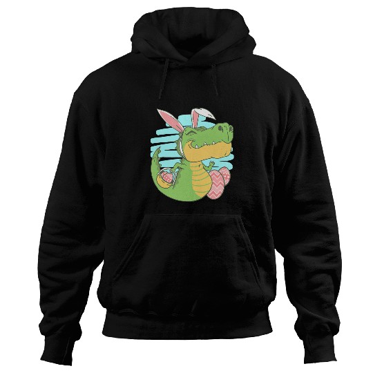 Dinosaur Pet Happy Easter Spring Easter Egg Easter Bunny Hoodies