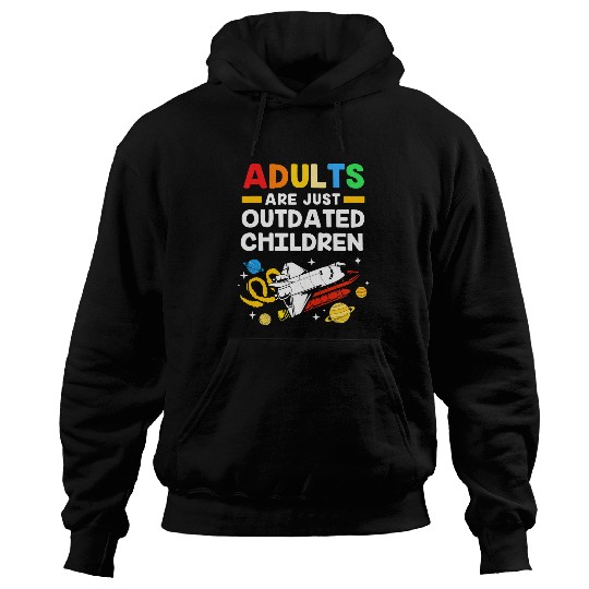Astronaut Job Funny Outer Space Science Teacher Solar System Adults Hoodies