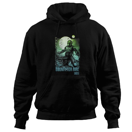 Book Fun Star Wars The Book Of Boba Fett Bounty For Hire Chest Poster Hoodies