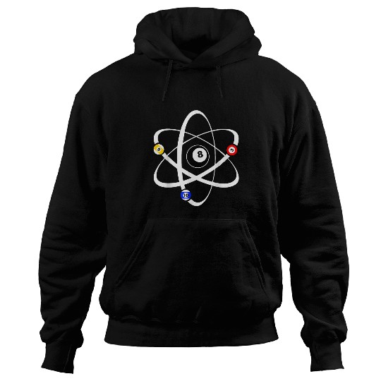 Sport Billiard Player Pool Table Cue Stick Physics Snooker 8 Ball Hoodies
