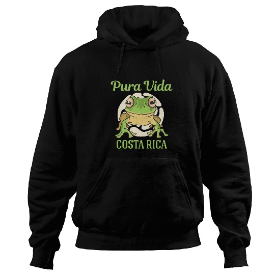 Frog Pet Pura Vida Costa Rica Nature Rain Forest Frog Vacation 4 Hoodies