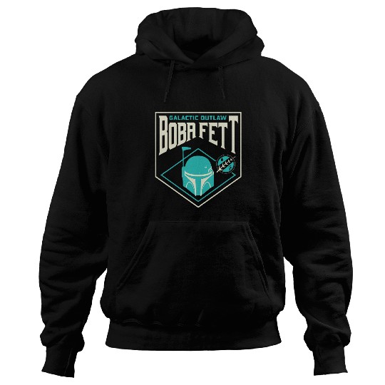 Book Fun Star Wars The Book Of Boba Fett Galactic Outlaw Badge Hoodies