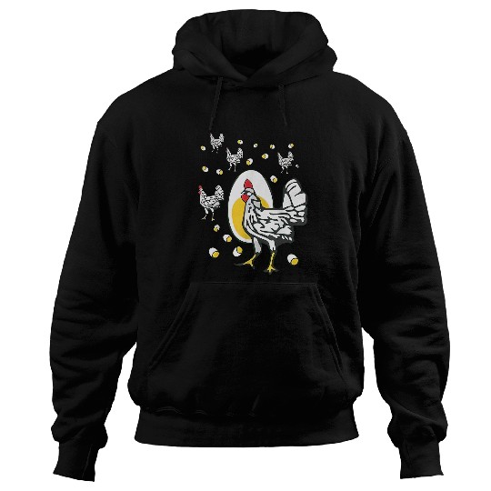 Chicken Pet Roseanne Chicken Funny Roseanne Rooster and Egg Men Boy Hoodies