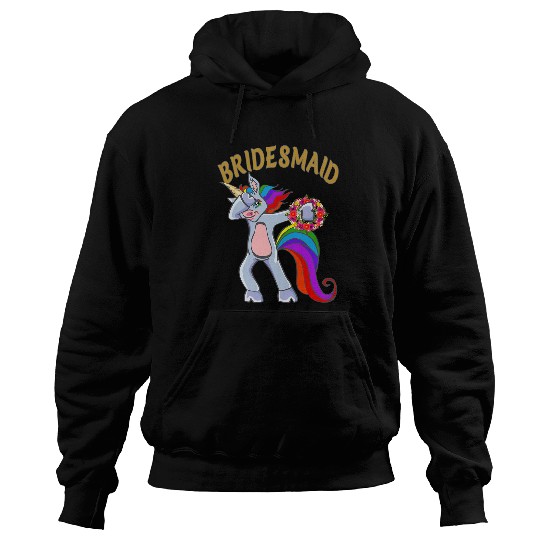 Unicorn Pet Bridesmaid Hen Party Unicorn Bridesmaid Hoodies