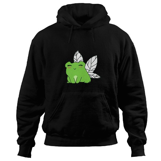Frog Pet Kawaii Frog as Fairy Fairycore Japan Aesthetic Cute Gifts Hoodies