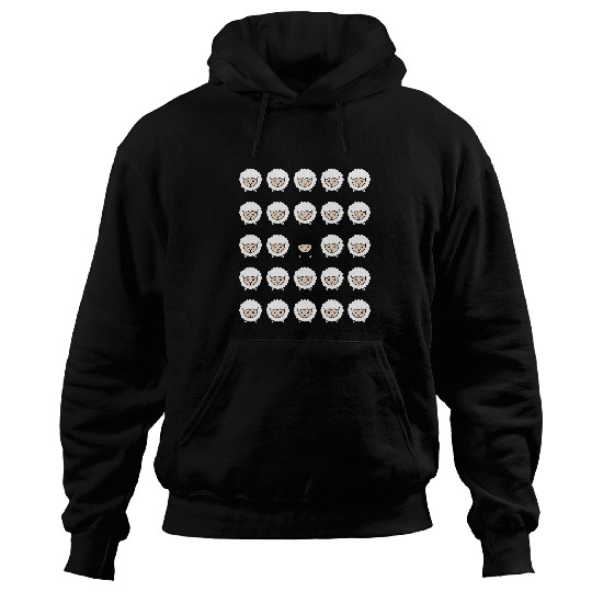 Sheep Pet Black Sheep Outer Sheep Funny Design Hoodies