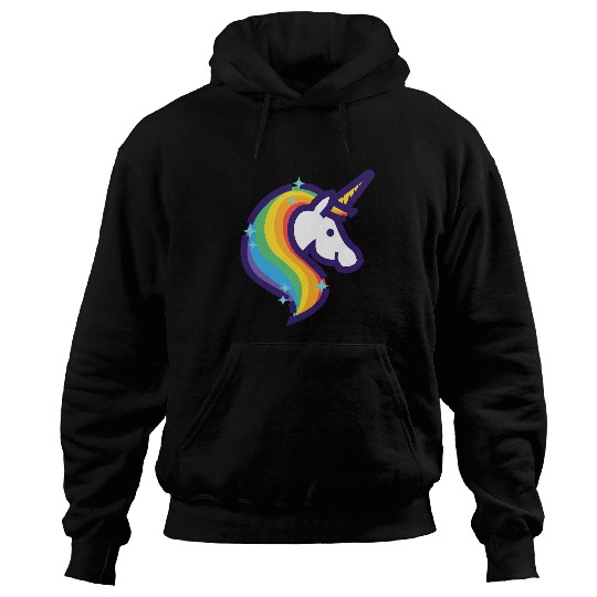 Unicorn Pet Rainbow Striped Kidcore Aesthetic Clothes E Girl Hoodies
