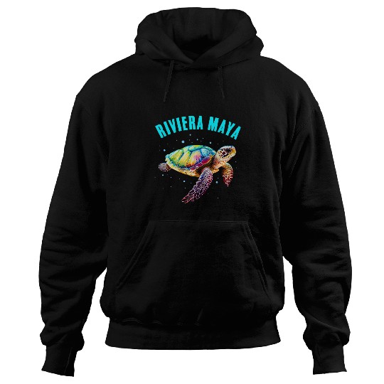 Turtle Pet Riviera Maya Vacation Sea Turtle Matching Family Group Hoodies