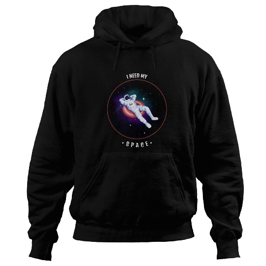 Astronaut Job Funny Spaceman I Need Space Astronaut Introvert Hoodies