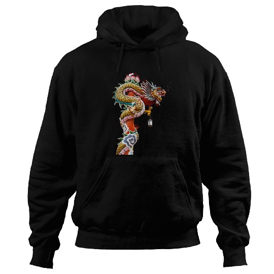 Dragon Pet Cool Chinese Dragon Illustration Novelty Graphic Designs Hoodies