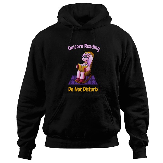 Unicorn Pet Reading Do Not Disturb 2 Hoodies