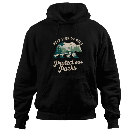 Bear Pet Keep Florida Wild Protect Our Parks bear 8 Hoodies