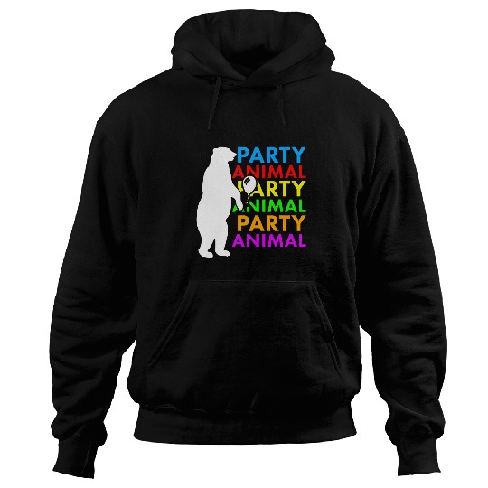 Bear Pet Cute Party Animal Birthday Gift 2For Polar Hoodies