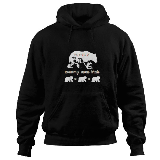 Bear Pet mama mommy mom bruh flower bear mom mors day Hoodies