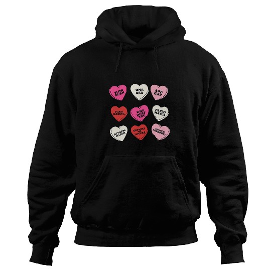 Book Fun Hearts Candy Happy Valentines Day For Bookish And Hoodies