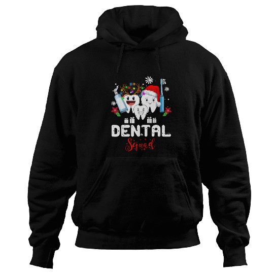 dentists Job Squad dentists Christmas Dental xmass Tooth Brush Hoodies