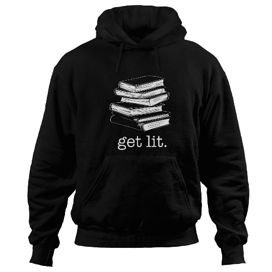 Book Fun Lets Get Lit Hoodies