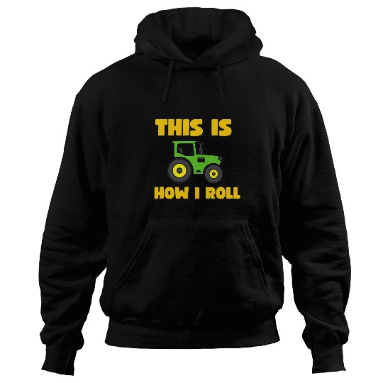 Tractor Fun This Is How I Roll Tractor Toddler Boys Kids 5T 4T 3T 2T Hoodies