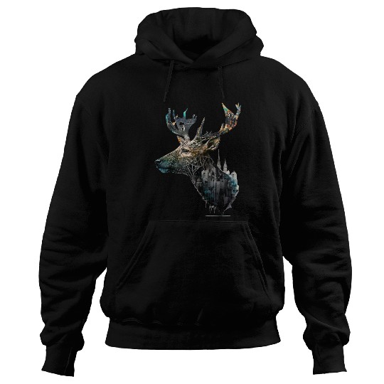 Architect Job Deers architecture animal print art animal lover deer Hoodies