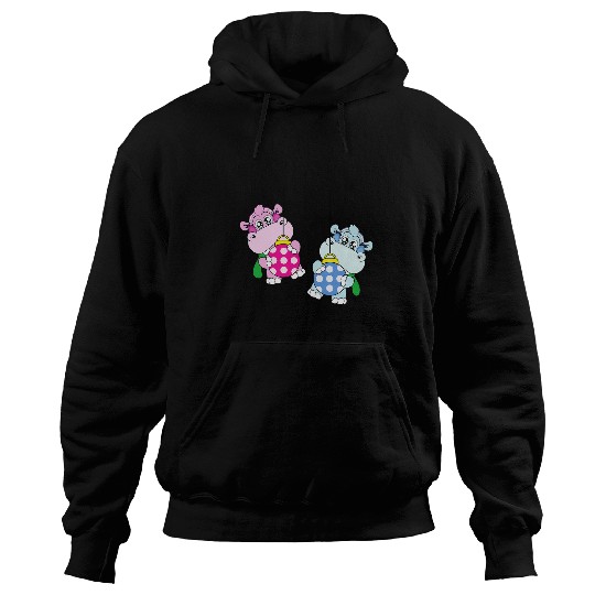 Hippo Pet Christmas Balls Winter Snow Hoodies