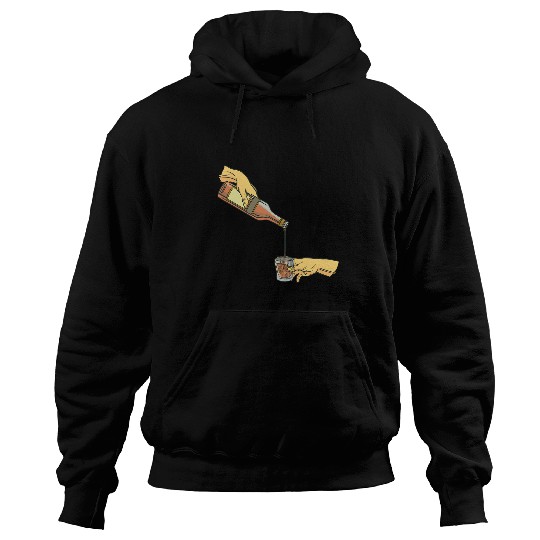 Bartender Job Negroni Cocktail Bartender Hands Drink Party Aperitif Hoodies
