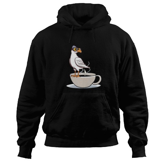 Coffee Fun North Sea Baltic Sea Coffee Mug Seagull Coast Hoodies