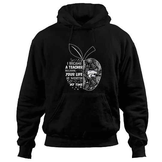 Kansas State Wildcats I Became Teacher Team Paisley Hoodies