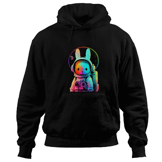 Easter Bunny Astronaut Hoodies